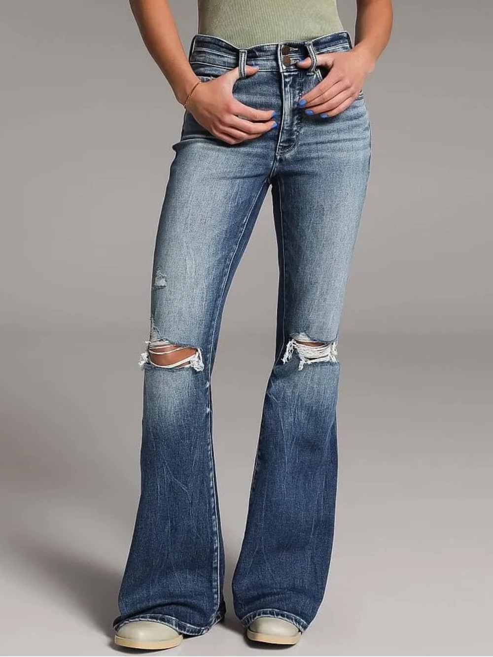 Buckle  BKE Women's Parker Flare Stretch Jeans, size 28x38